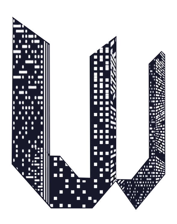 Urban Wolf Studio - City Skyline Logo